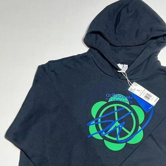 Adidas X Sean Wotherspoon Superturf Hoodie Men Sz: L Black Multicolor HI… - Picture 5 of 8